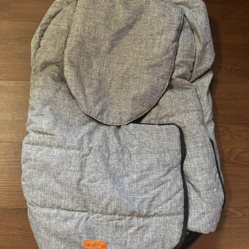 Gray Baby Stroller Footmuff